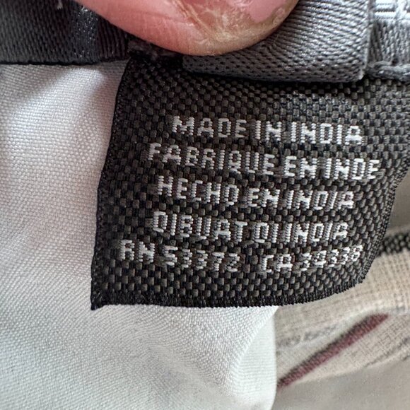 French Connection linen blend, lined, tie back sundress size 6 - Picture 9 of 11